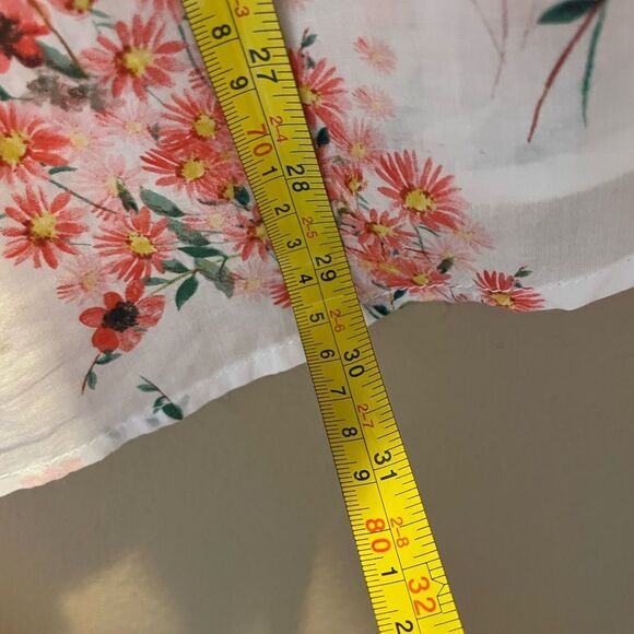 St. John’s Bay Women’s Floral Long Sleeved Cotton Button Up Tops XL Gorgeous! - Picture 9 of 15